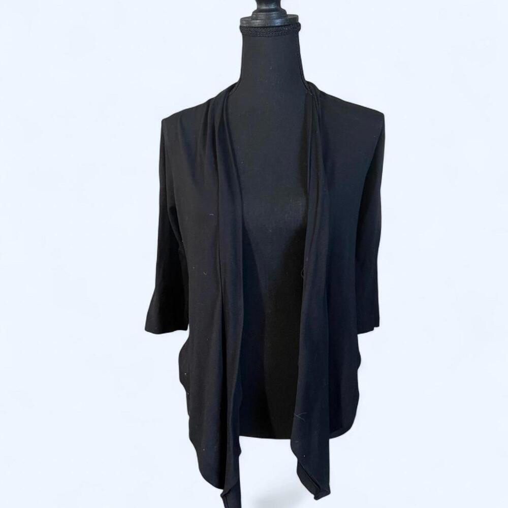 Vintage Y2K Candies Black Fairycore Drapey Cardigan Boho Soft Girl Small 🖤